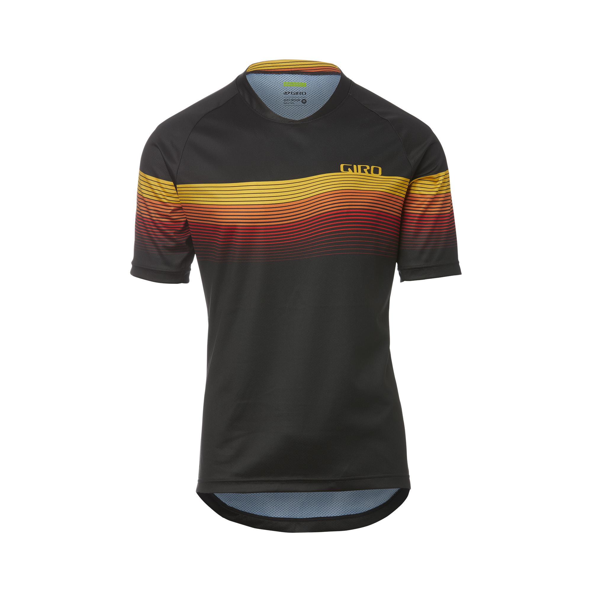 ÁO ĐẠP XE NAM GIRO ROUST JERSEY - BLACK HEATWAVE (ĐEN ĐỎ)