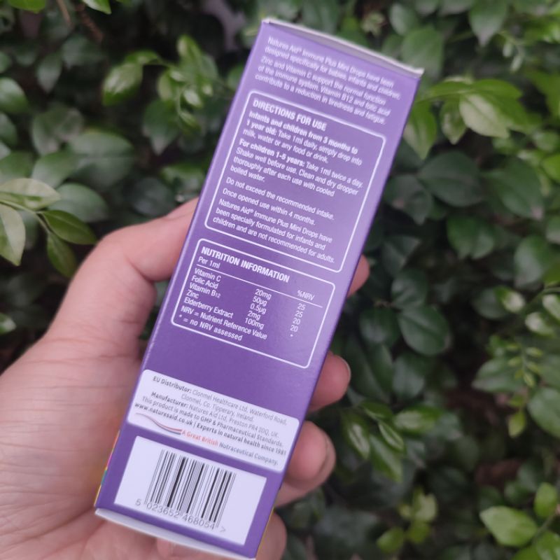 [FREESHIPMAX] SIRO TĂNG ĐỀ KHÁNG IMMUNE DROPS NATURES AID CHO BÉ TỪ 3 THÁNG