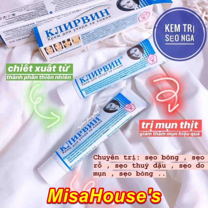 Mờ sẹo Nga Klirvin hiệu quả tức thì