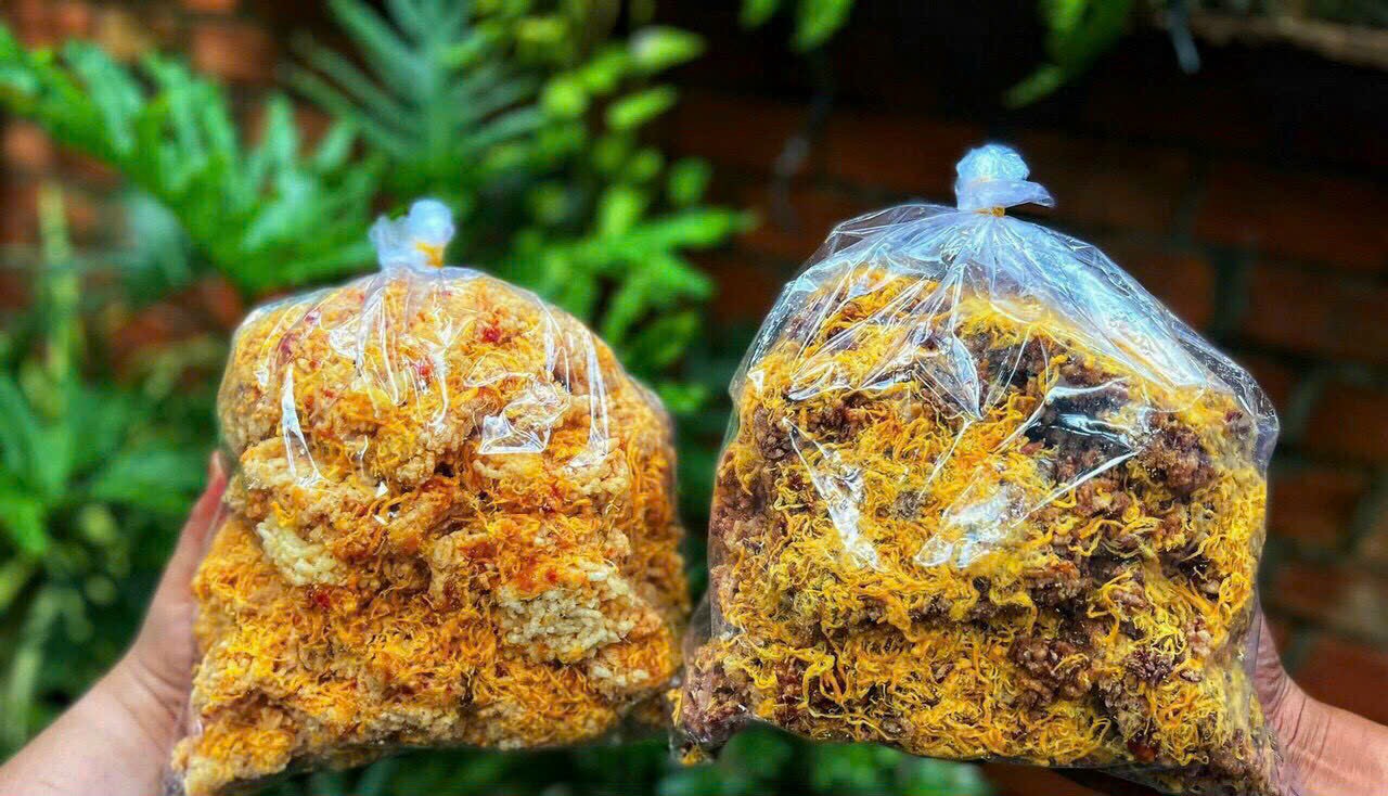 Cơm cháy nếp, lứt bể chà bông bịch 500gr