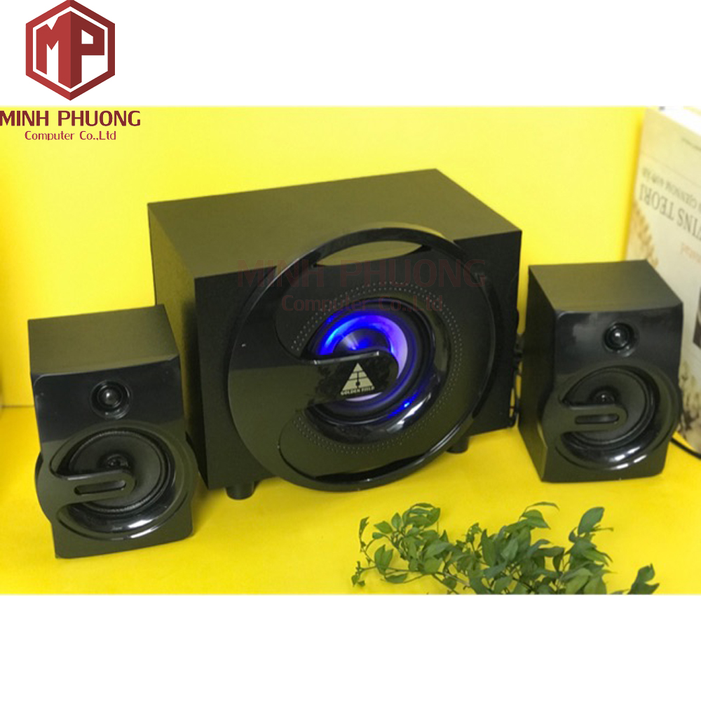 Loa Máy Tính Golden Field H302U 2.1CH (Đen, USB, Bluetooth, FM)