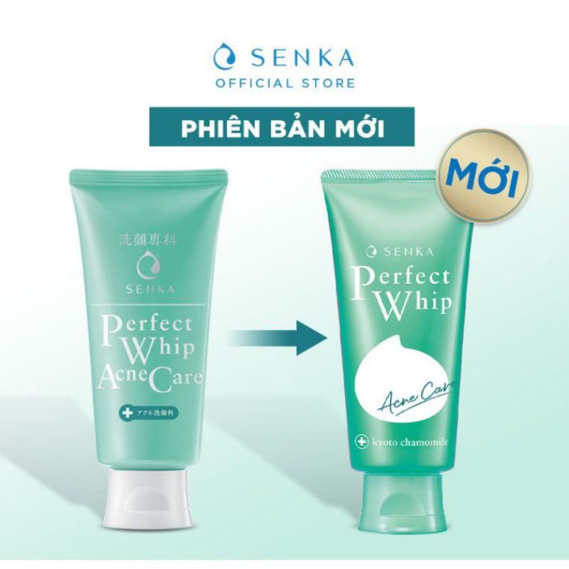 (Mẫu mới) Sữa Rửa Mặt Senka Mụn 100g (00206)