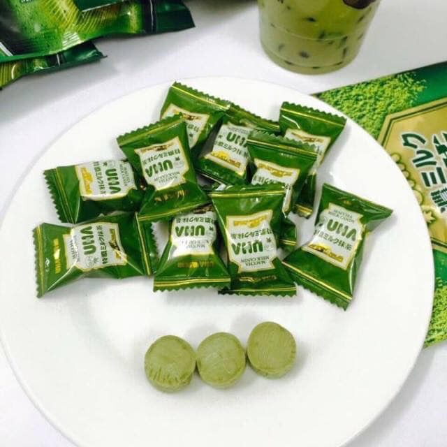 Kẹo Sữa Trà Xanh UHA Nhật Bản