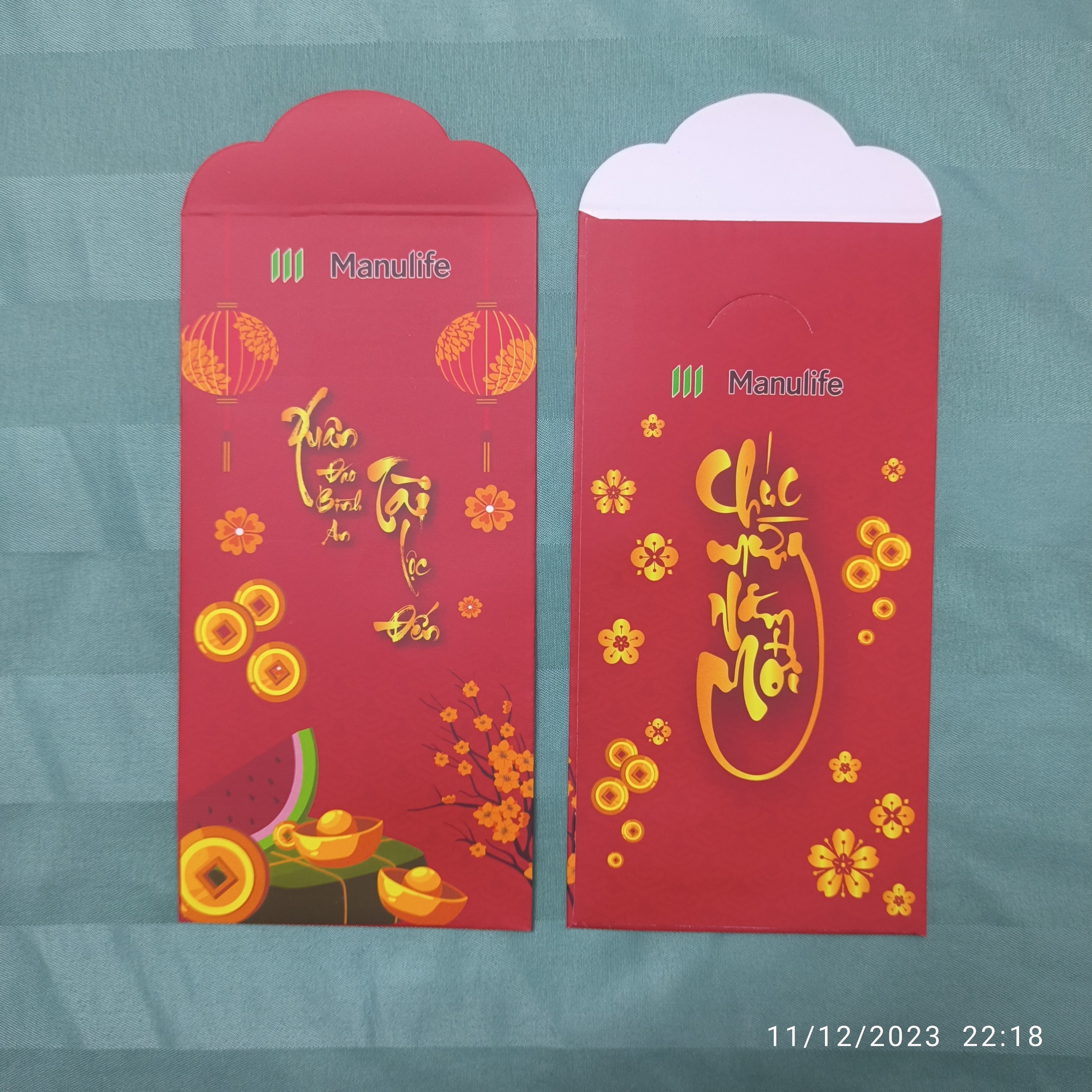 combo 100 bao lì xì Manulife