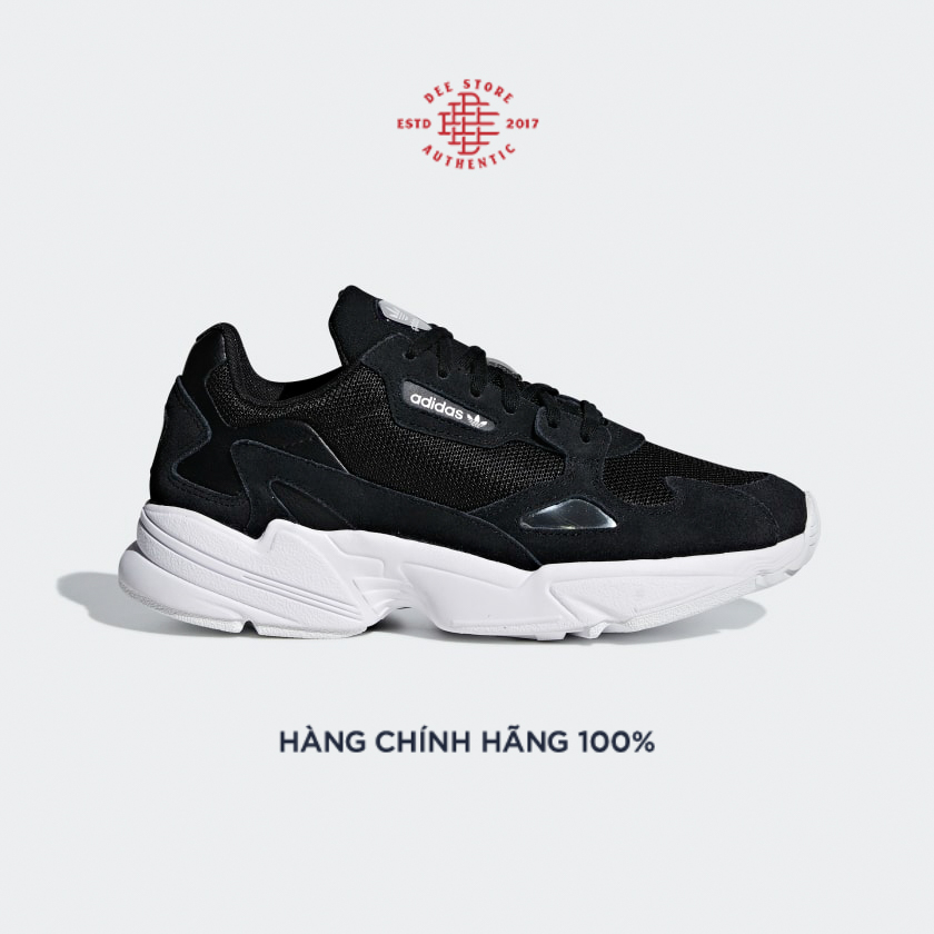 [CHÍNH HÃNG] Giày Thể Thao Nữ Adidas Originals Falcon W Core Black B28129 - Dee Store VN