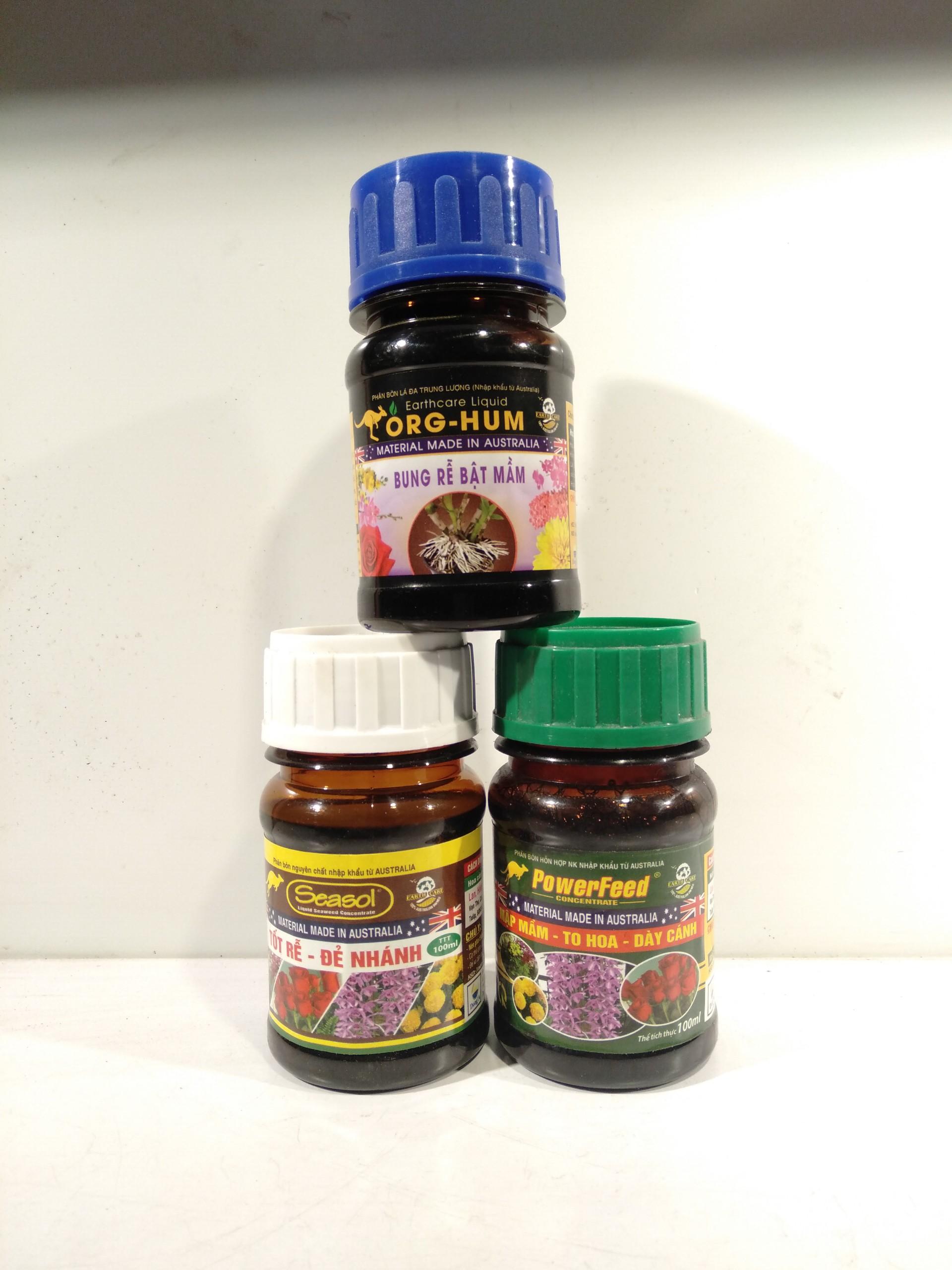 Bộ sản phẩm phân bón từ giai đoạn ra rễ đến dưỡng hoa