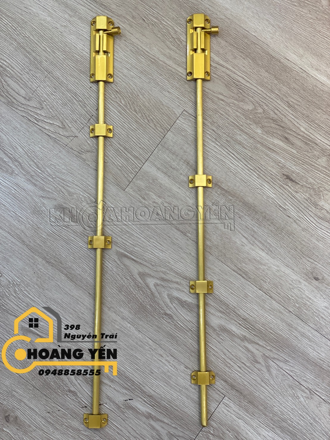 Chốt đồng cửa gỗ, chốt cổng bằng đồng dài 6 tấc, 8 tấc, 10 tấc, 12 tấc