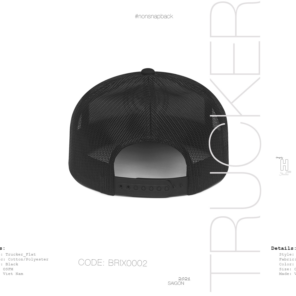Nón Snapback Brixton lưới