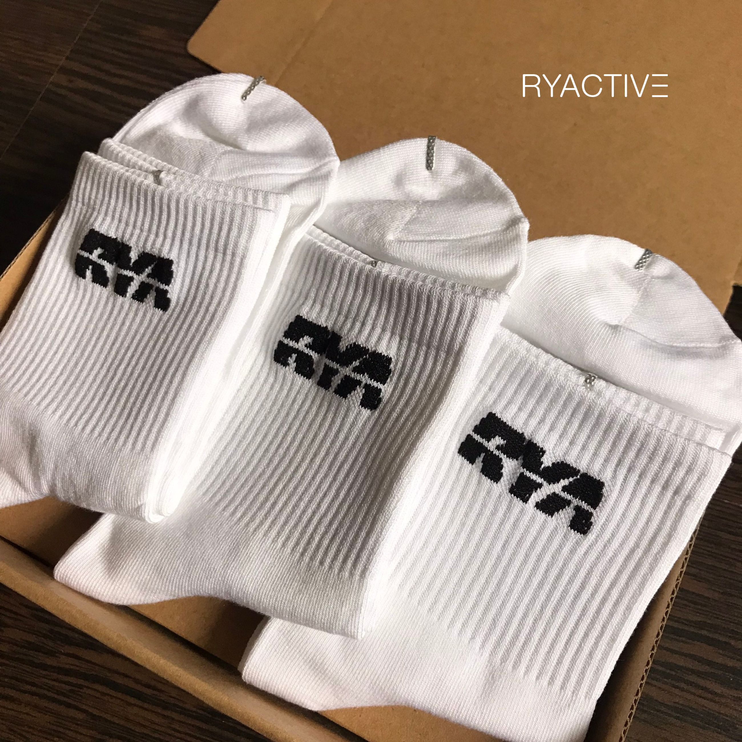 Combo 03 đôi tất/vớ thể thao cổ cao RYACTIVE