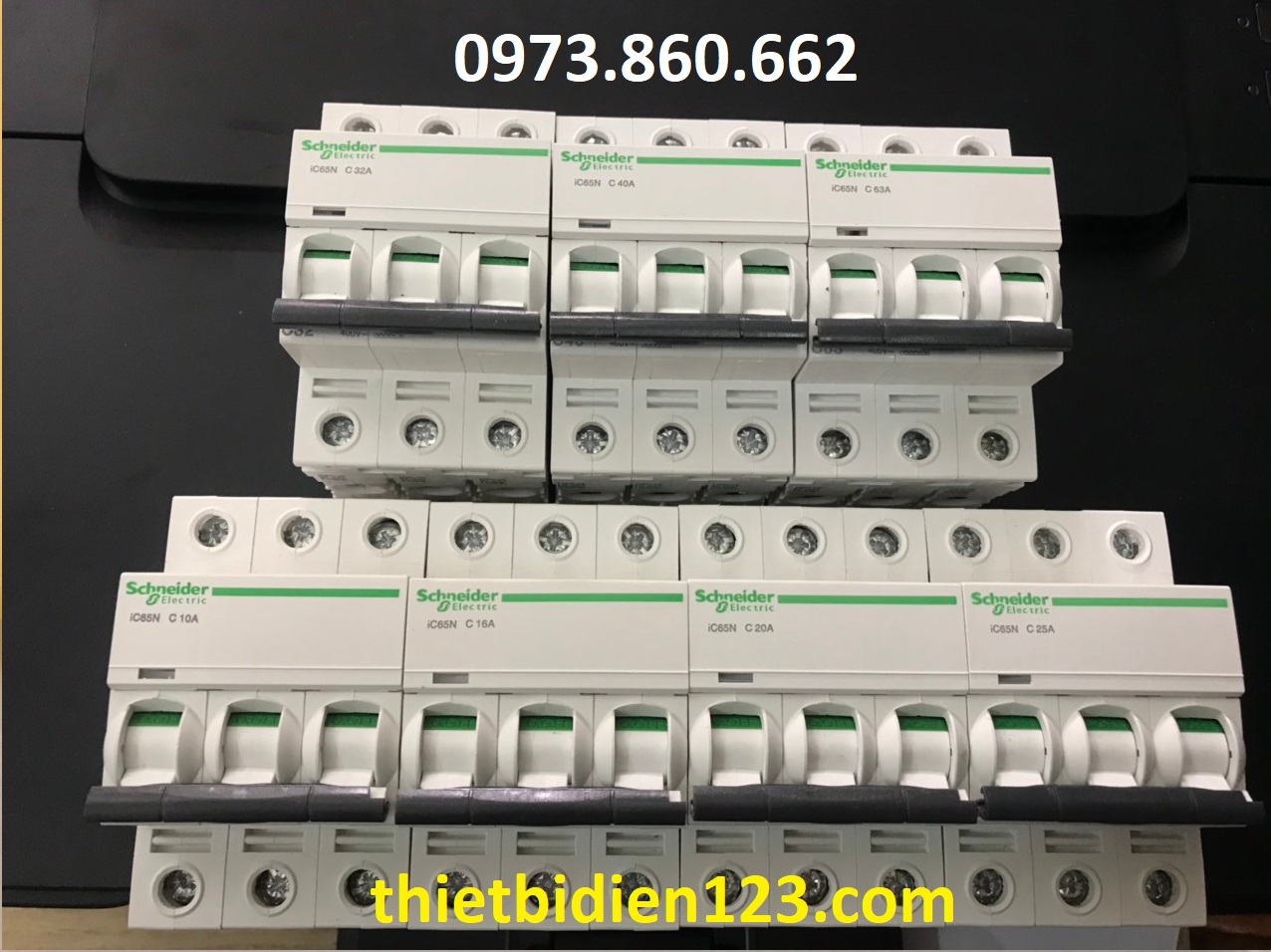 Attomat Schneider MCB 3P 10A,16A,20A,25A,32A,40A,63A