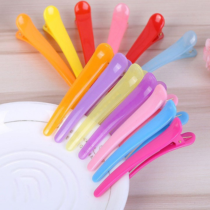 10 chiếc kẹp tóc mỏ vịt bằng nhựa (KMV01)