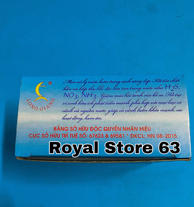 Men Pha Lê Long Giang vi sinh cho bể cá cảnh gói 5g
