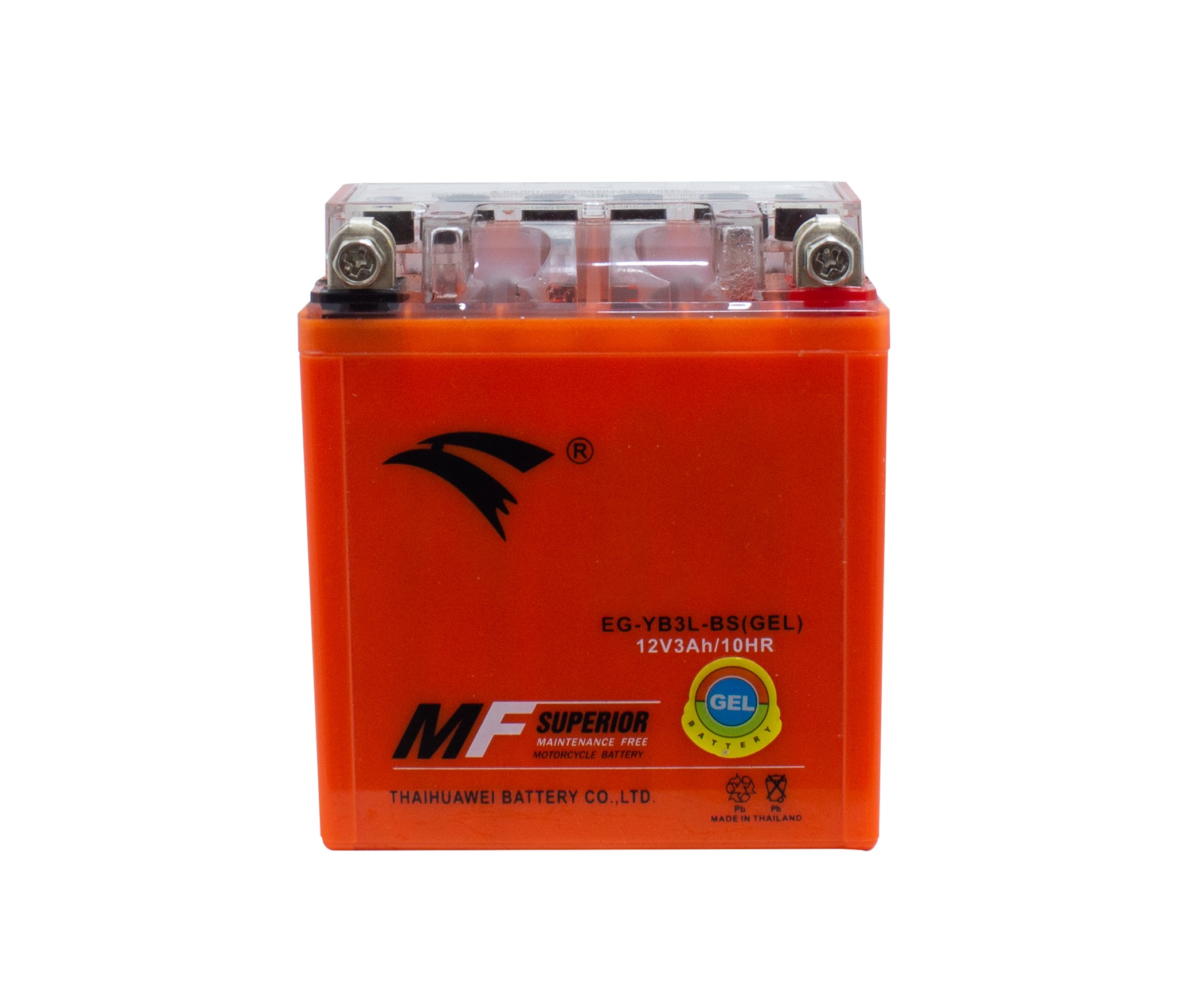 [HCM]Bình ắc quy xe máy Eagle EG-YB3L-BS (Gel) (12V-3Ah)
