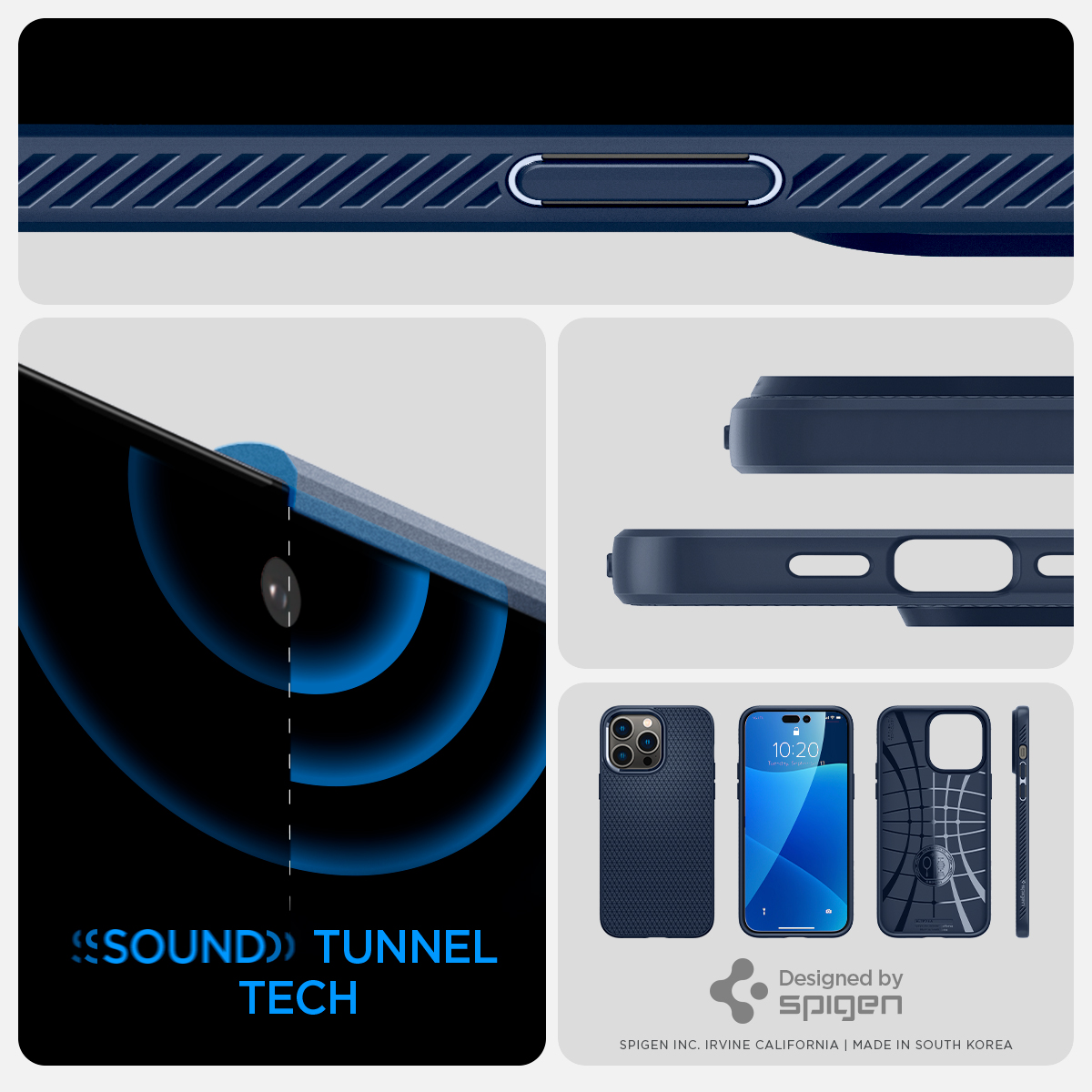 Ốp Lưng Spigen Liquid Air iPhone 14 Pro Max / 14 Pro / 14 Plus / 14 / 15 Plus