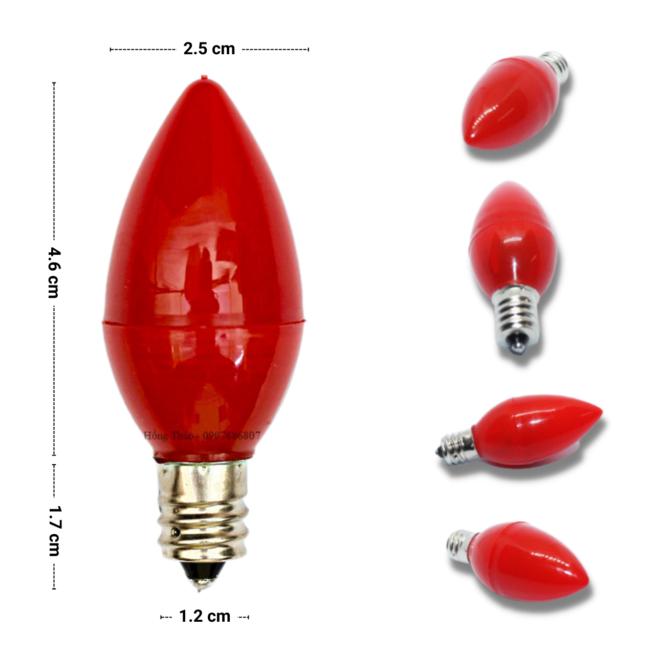 Bộ 10 bóng led ớt thờ 4 màu - BetterLife