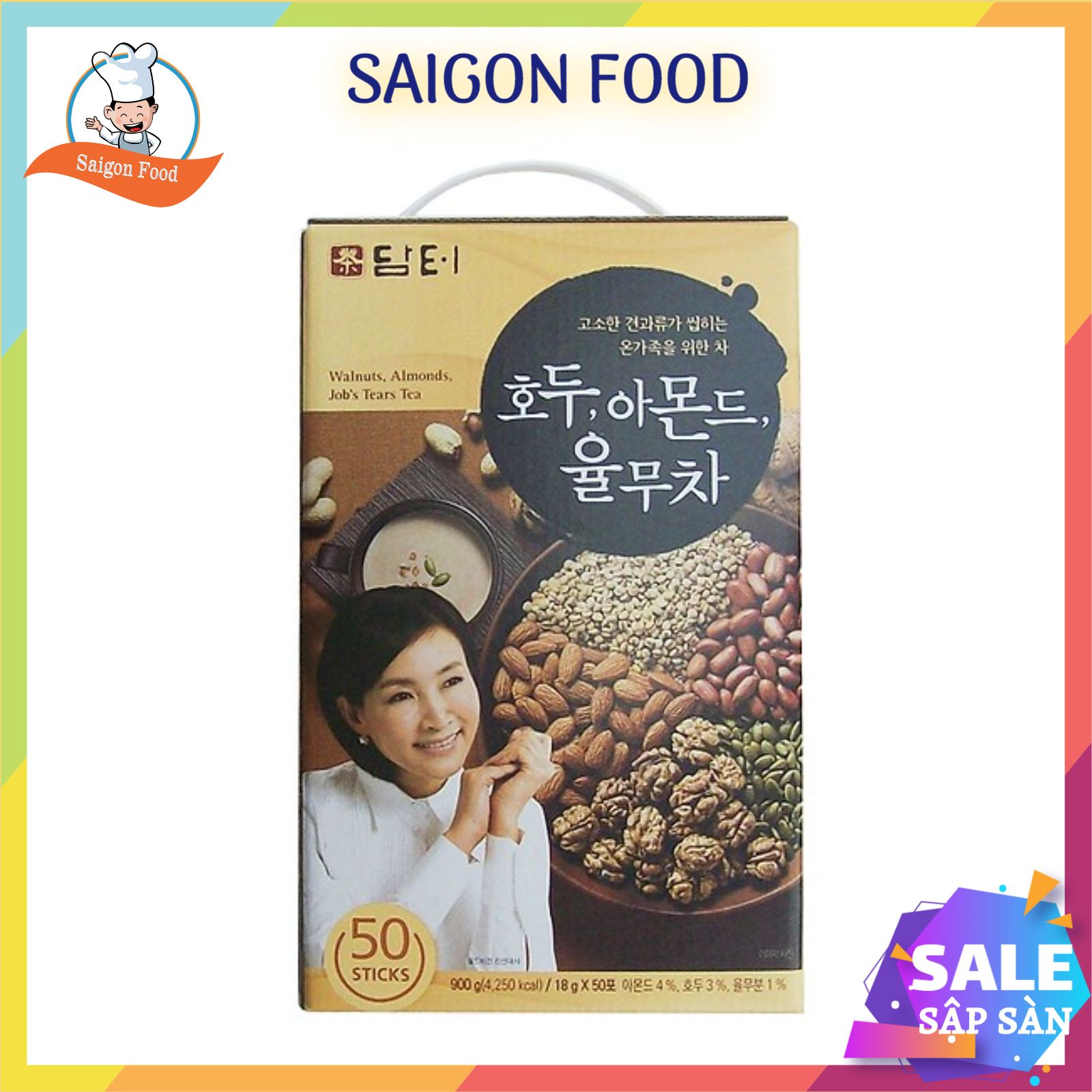 50 GÓI BỘT NGŨ CỐC BÀ GIÀ (18gr/gói)