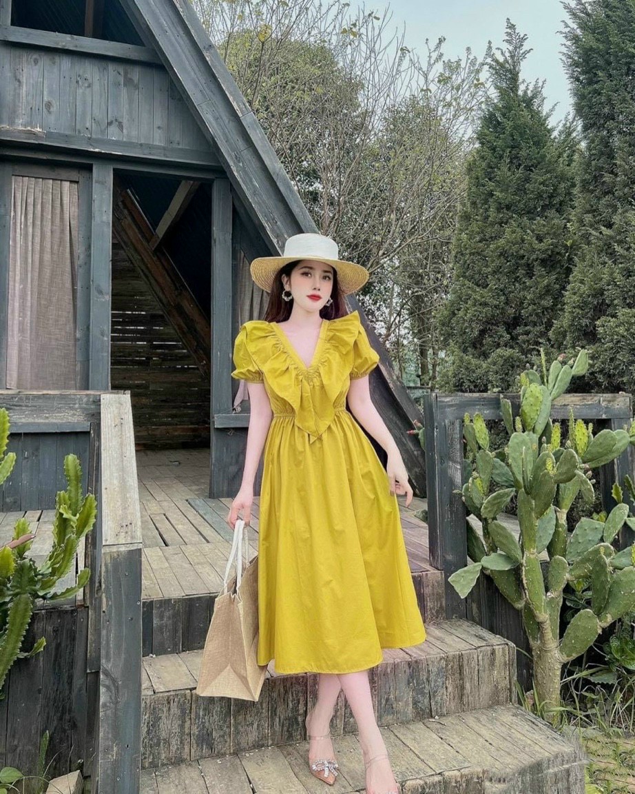 Chất Đẹp] Đầm Maxi Đi Biển Siêu Xinh, Váy Trắng Tiểu Thư Đẹp Bồng Bềnh |  Shopee Việt Nam