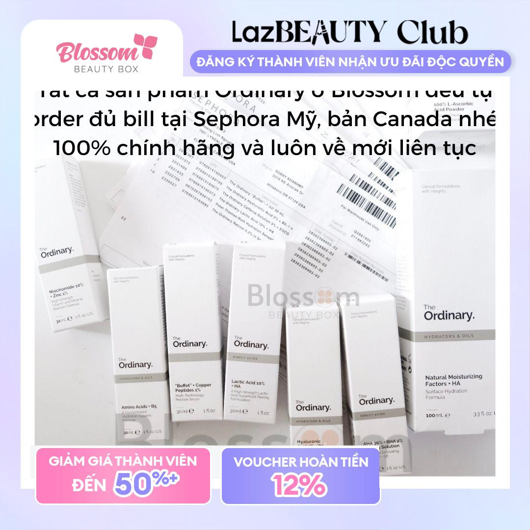 Tẩy da chết hoa học Peel da The Ordinary AHA 30% + BHA 2% Peeling Solution