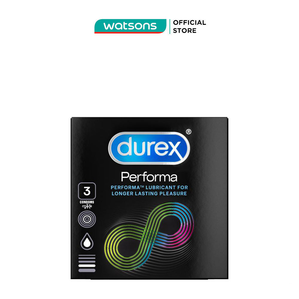 Bao Cao Su Durex Performa 3 cái/Hộp