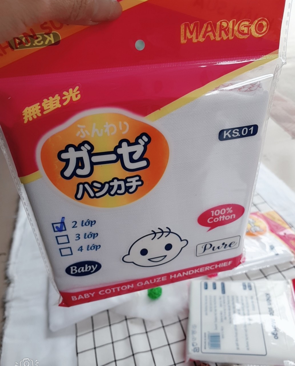 KHĂN SỮA/ KHĂN TẮM MARIGO KHÁNG KHUẨN