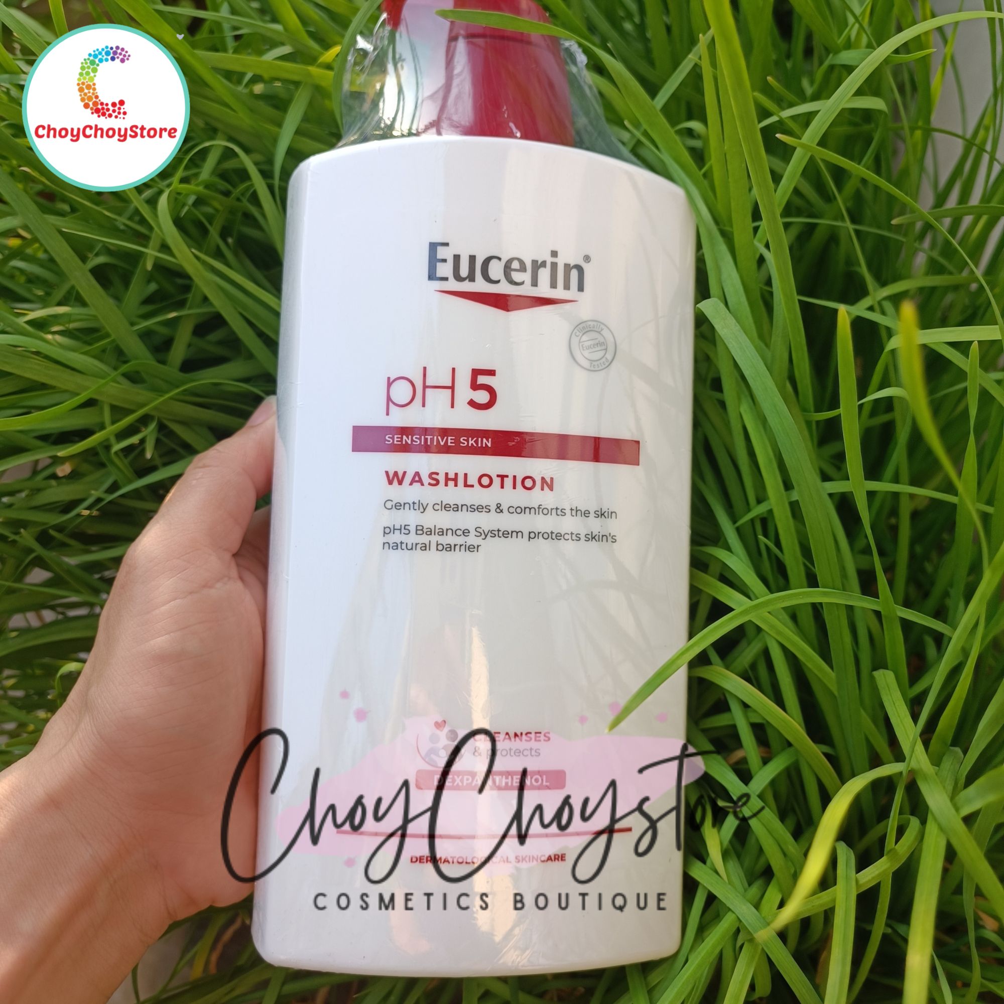 Sữa Tắm Eucerin pH5 Washlotion 1000mL (có mùi nắp đỏ)
