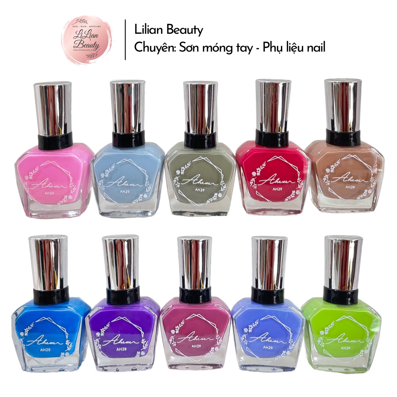 SƠN MÓNG TAY AH29 BÓNG ĐẸP, BỀN MÀU - MS 010 - 17ML