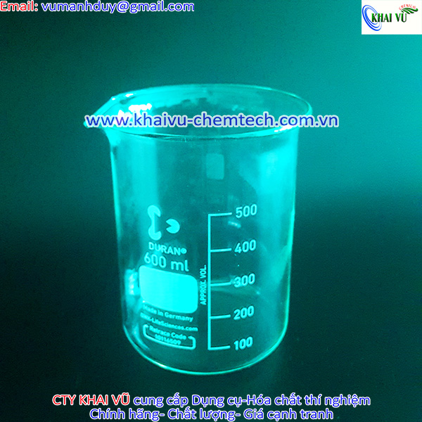 [Hãng Duran- Đức] Cốc thủy tinh có mỏ 600ml 1000ml