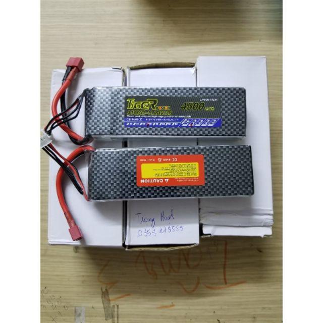 Pin Lipo 2s,3s 4500mAh 35C Tiger Chính Hãng Jack Chữ T
