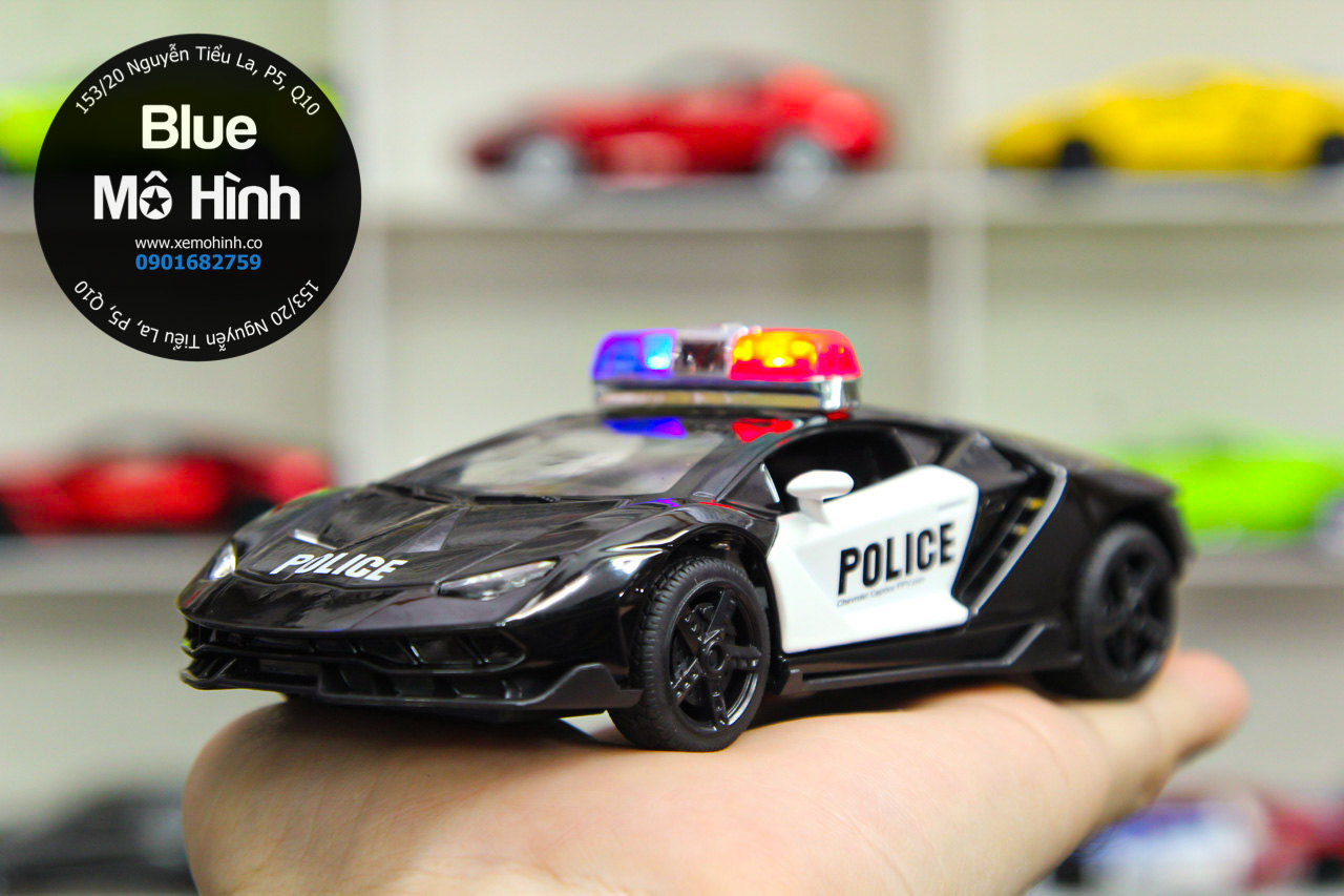 Blue mô hình | Xe mô hình Centenario Lambo police 1:32