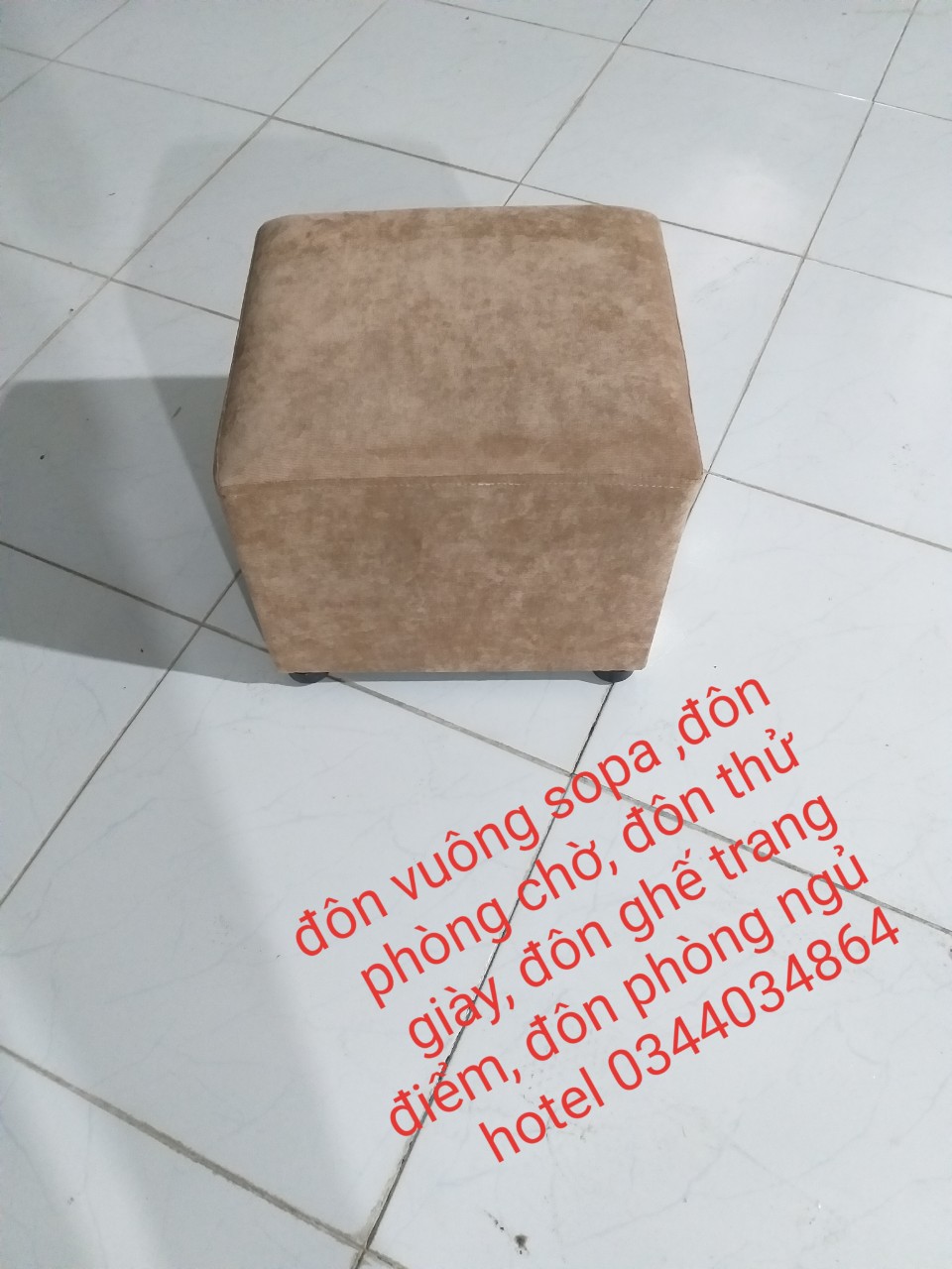ghế đôn vuông, ghế  đôn sopa,ghế thử giày, ghế trang điểm vuông,