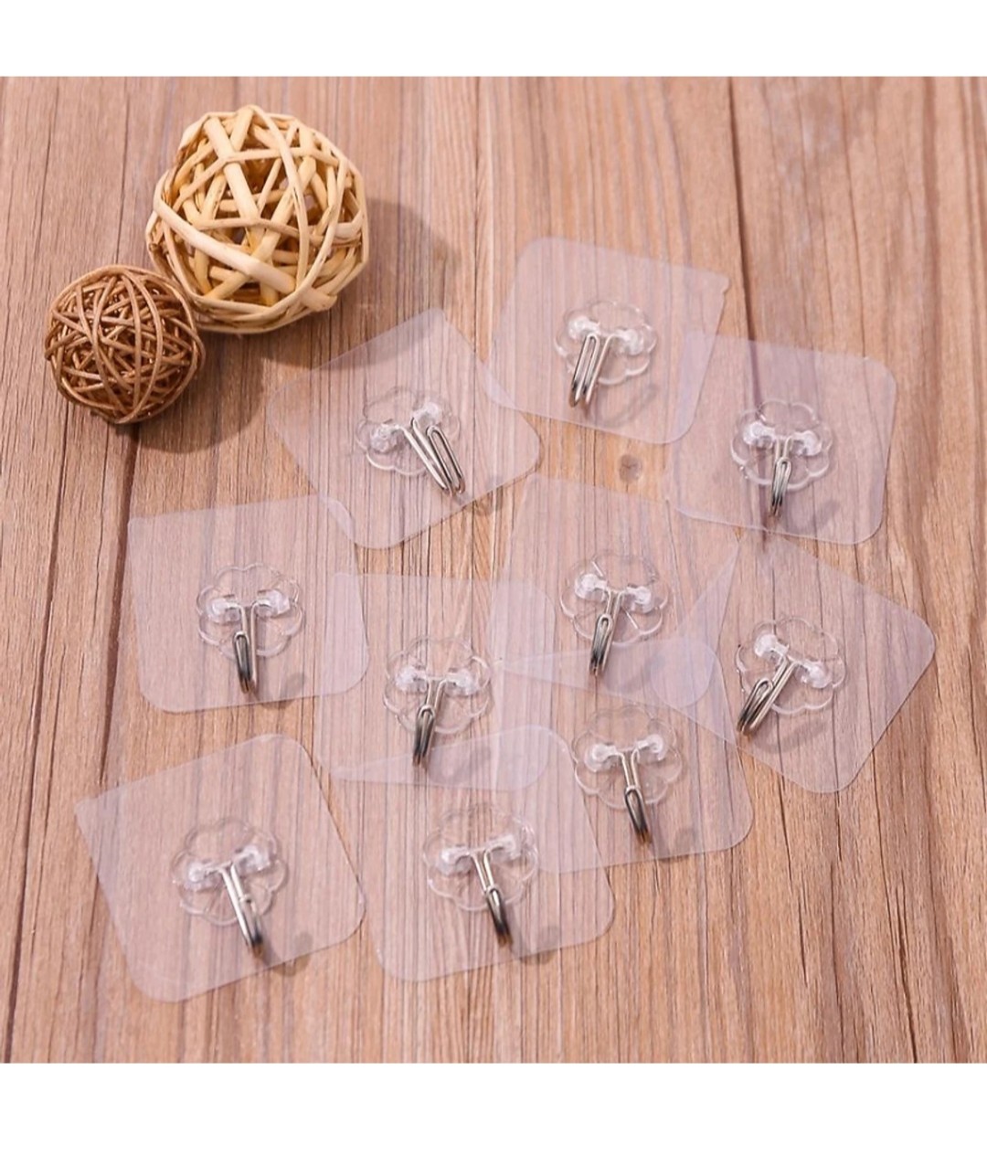 Combo 10 Móc Dán Tường Chịu Lực Siêu Chắc, Siêu Dính