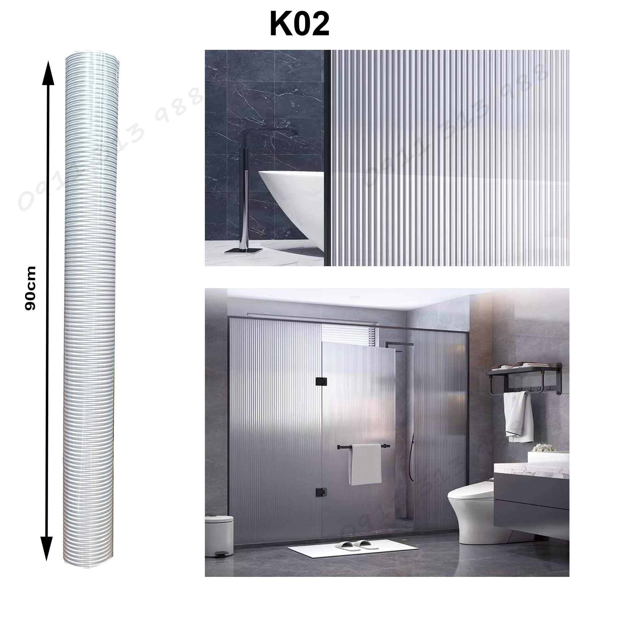 Decal dán kính không keo tự dính