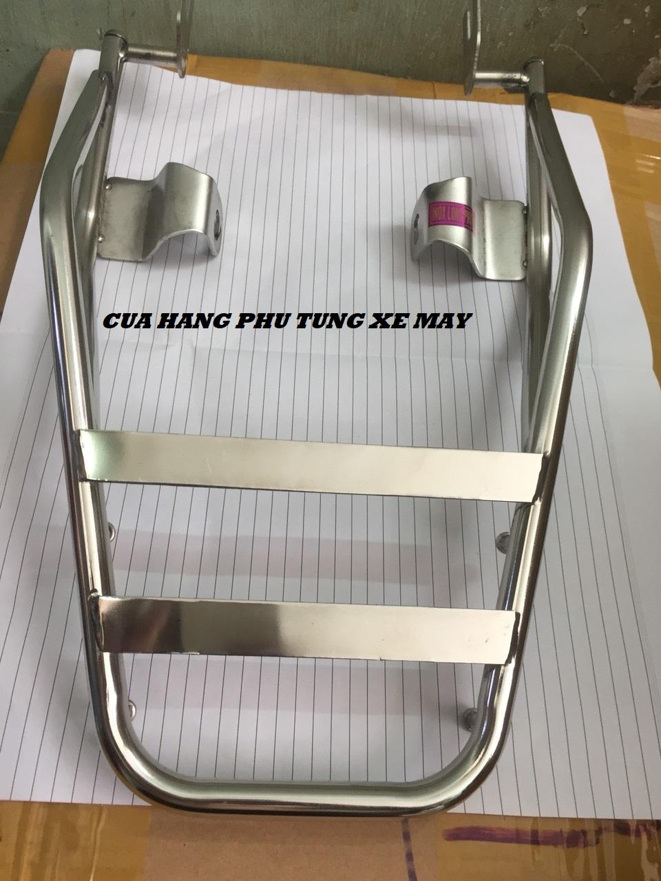 Baga sau xe 67 inox sáng bóng, đẹp, chắc chắn