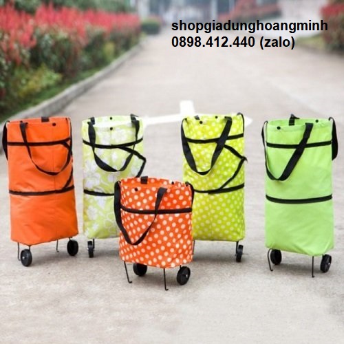 túi kéo đi chợ - túi kéo đi chợ