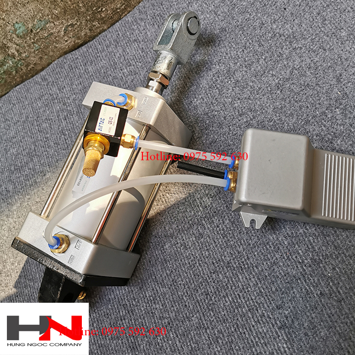 Combo bộ xi lanh và bàn đạp chế máy máy đột dập