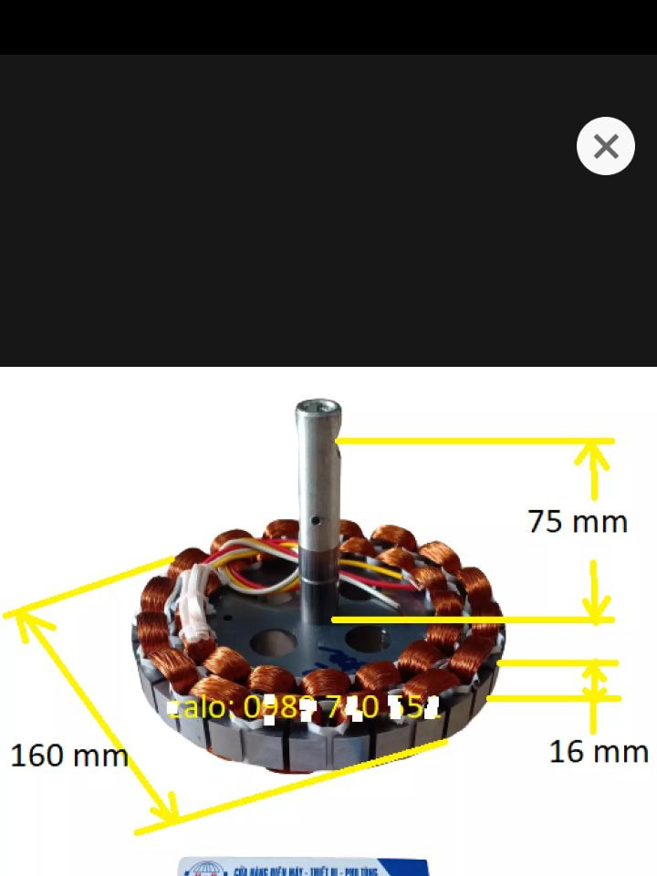 Sa quạt trần có trục loại 1