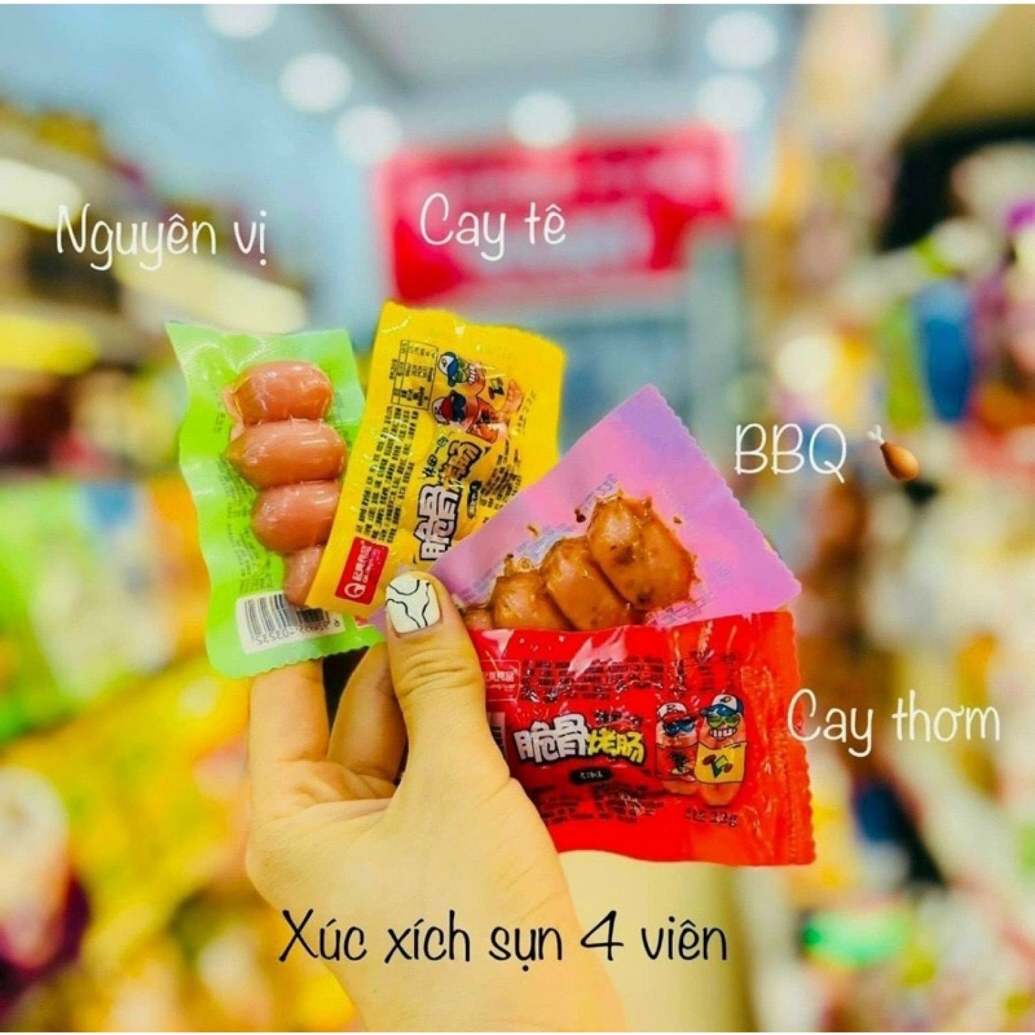 Xúc Xích Sụn 4 Viên - Combo 10 Gói
