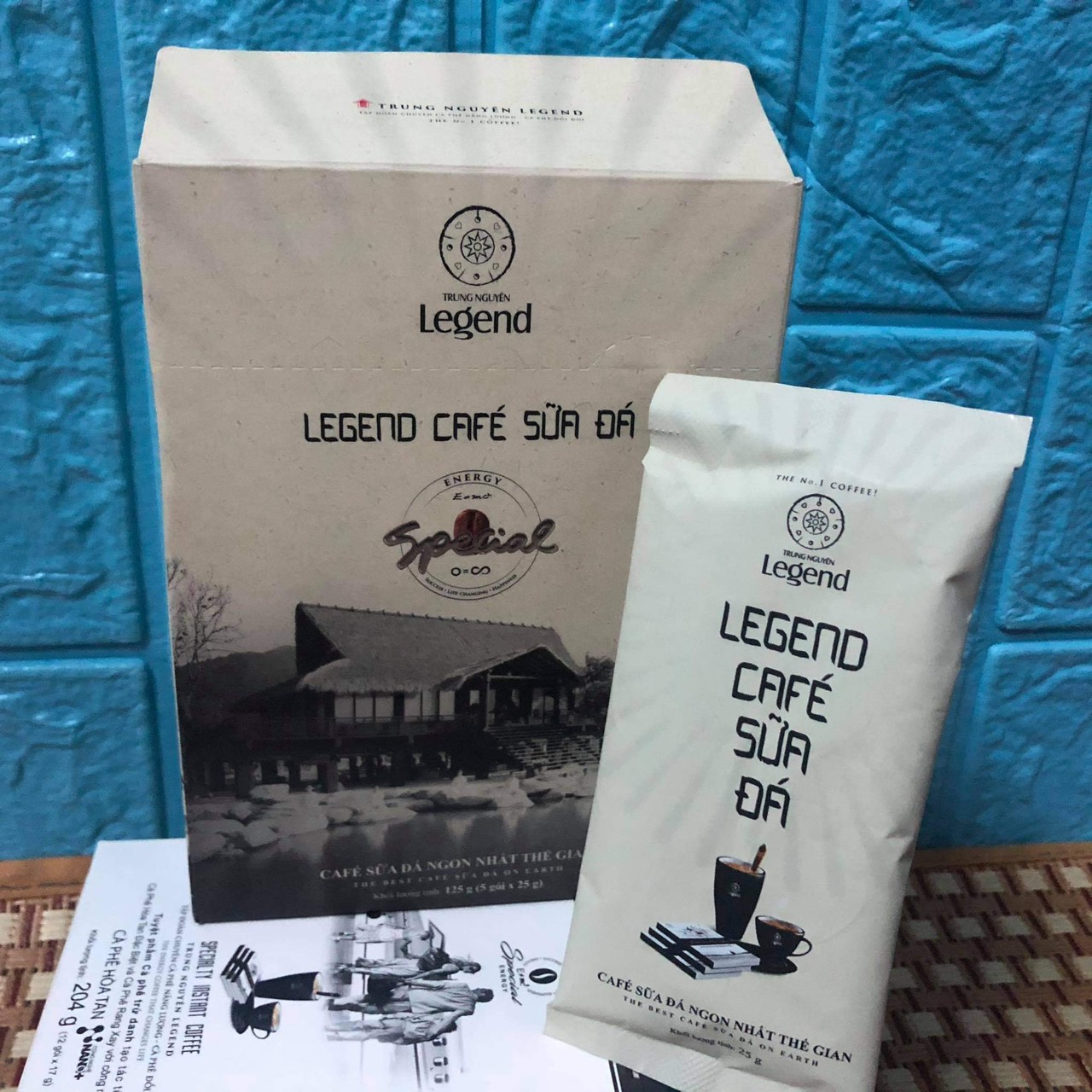 CÀ PHÊ SỮA LEGEND TRUNG NGUYÊN - HỘP 5 (25G/GÓI)