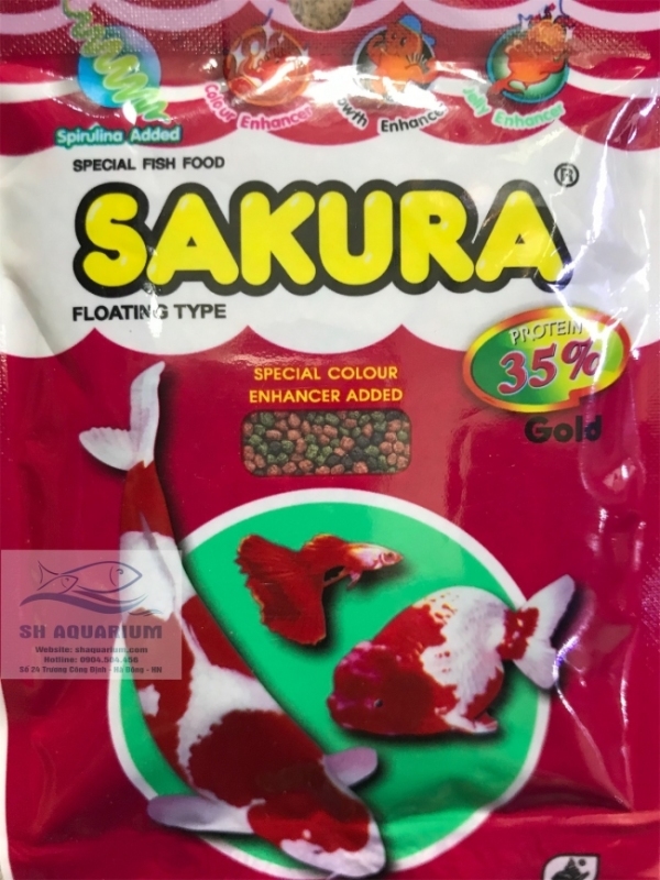 THỨC ĂN CHO CÁ SAKURA 20G