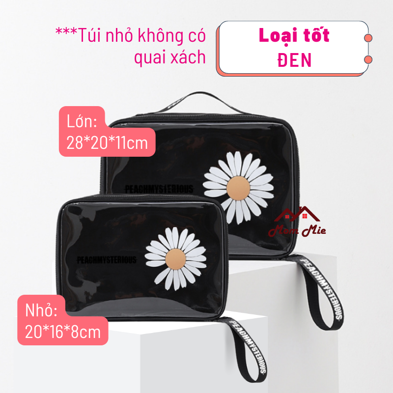 [HCM]Hàng cao cấp - Túi đựng mỹ phẩm cầm tay nhựa trong chống thấm dễ thương - T015, N018