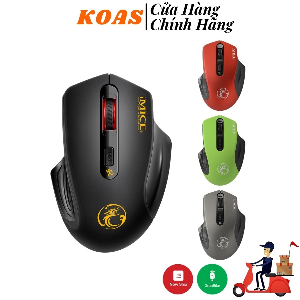 BÁO GIÁ MÁY IN KHÔNG IN ĐƯỢC | Shopee Lazada Sendo Tiki mới nhất 58 Imice E-1800 Cho Máy Tính Thu USB Không Dây Điều Chỉnh Được Chuột Trò Chơi