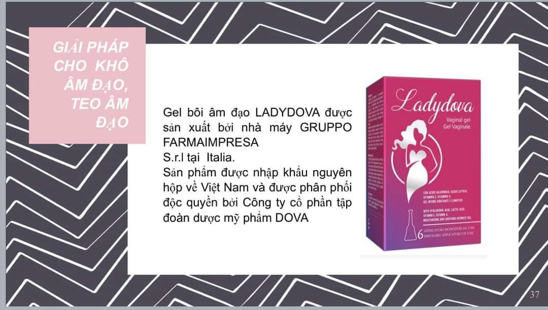 Gel phụ khoa Lady Dova hàng chuẩn