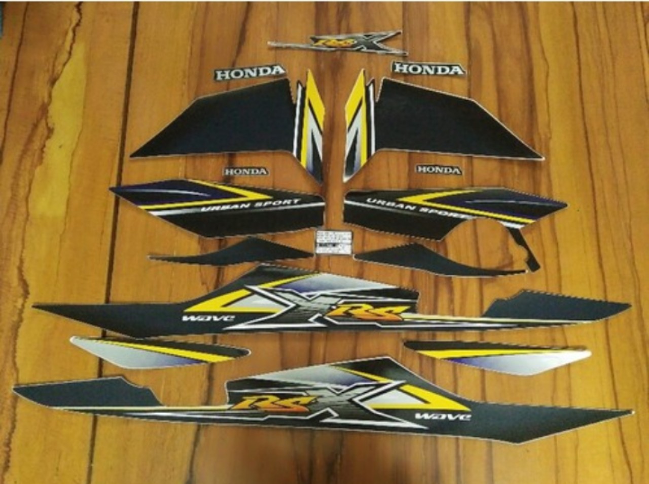 BỘ TEM WAVE RSX 100 ĐỜI 2010 MÀU ĐEN