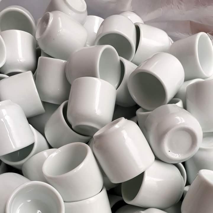 Super Cheap white enamel wine bowl