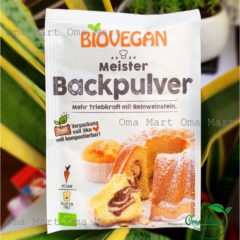 Bột Nở Hữu Cơ Biovegan 17g