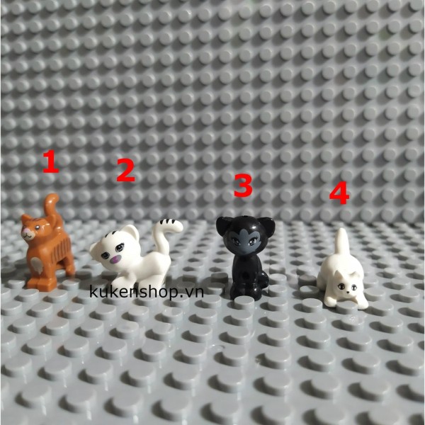 Minifigure Động Vật Các Chú Mèo Xinh Xắn NO.1235 - Phụ Kiện MOC