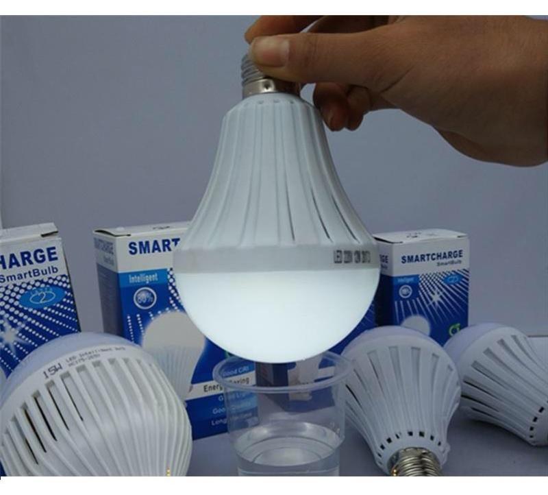 Bộ 1 bóng đèn Led Bulb tích điện thông minh 12W ánh sáng trắng nhập khẩu cao cấp