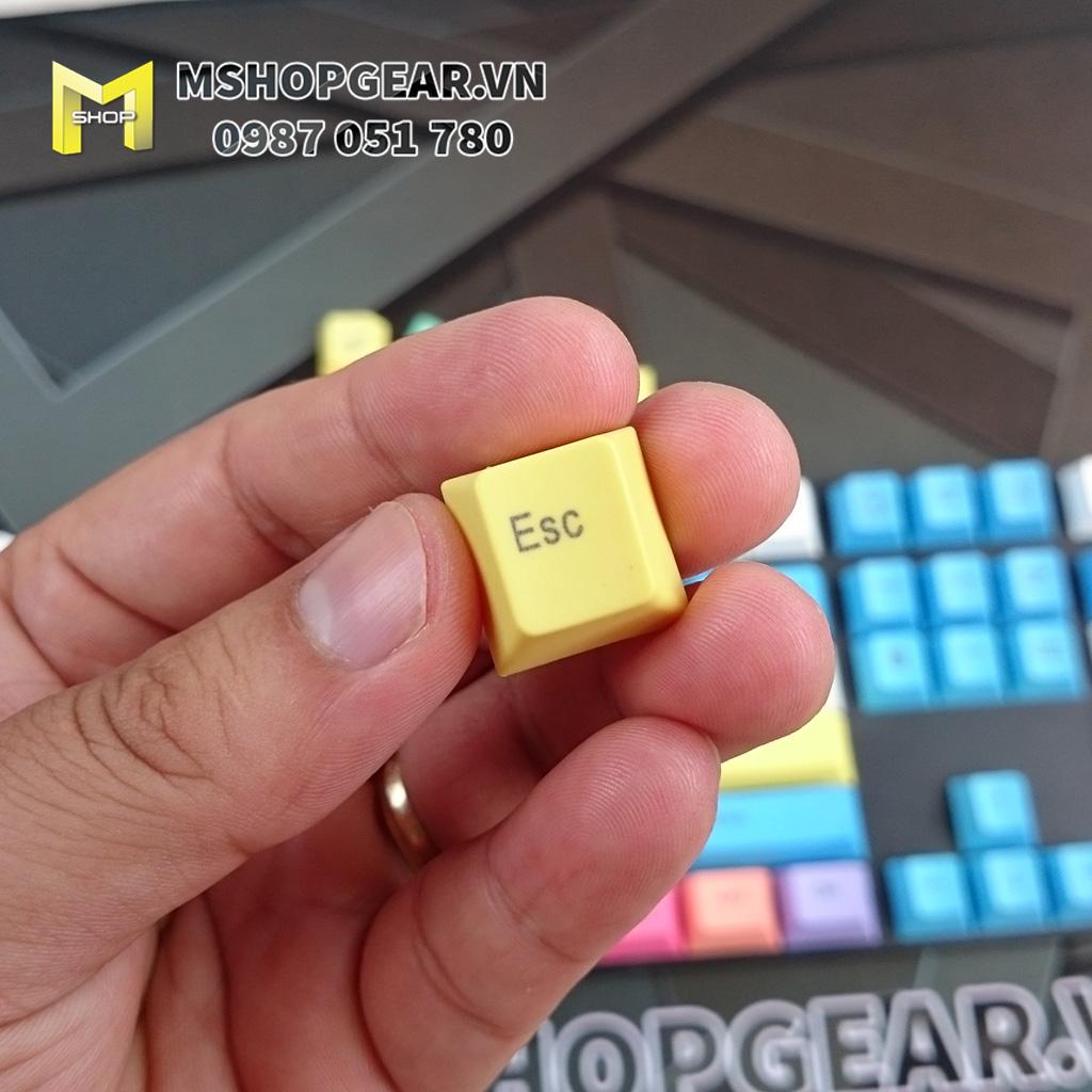 Set keycap Chalk thick PBT top print oem profile 108 keys
