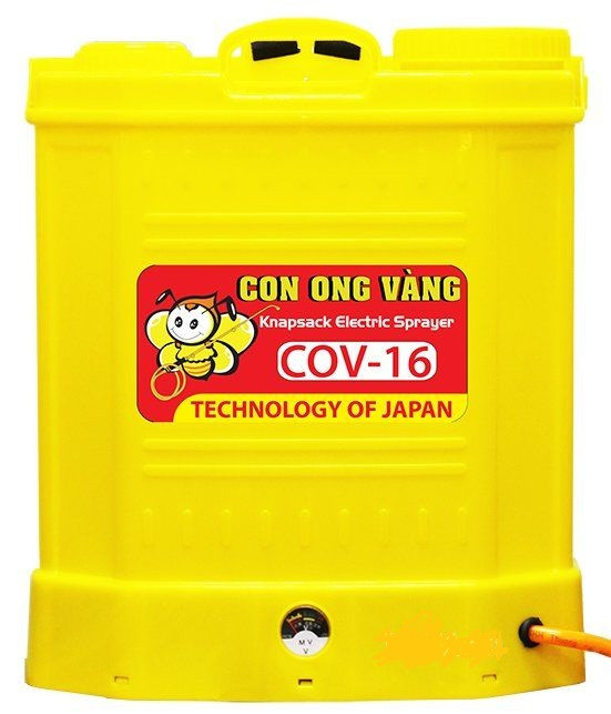 [HCM]Bình phun xịt điện COV 16 (Con Ong Vàng 16 Lít đeo lưng)