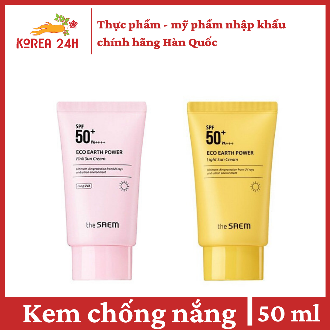 Kem Chống Nắng The Saem Eco Earth Power